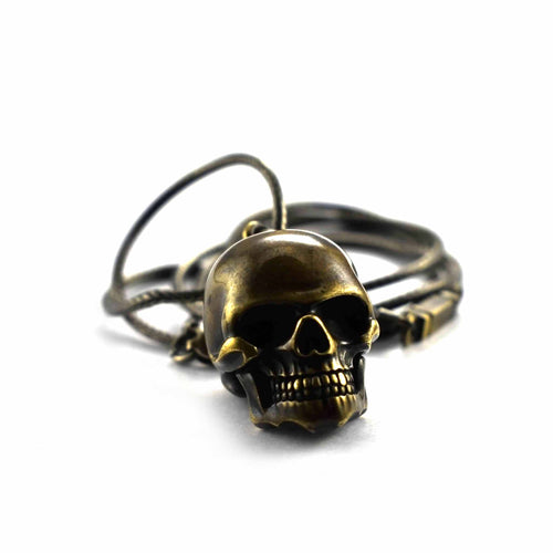 Skull copper necklace