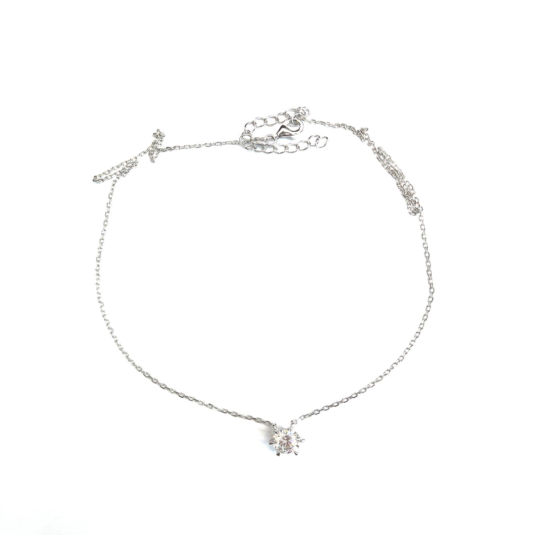 9mm cz silver bracelet