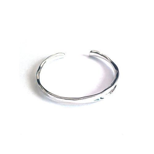 Art Plain silver bangle