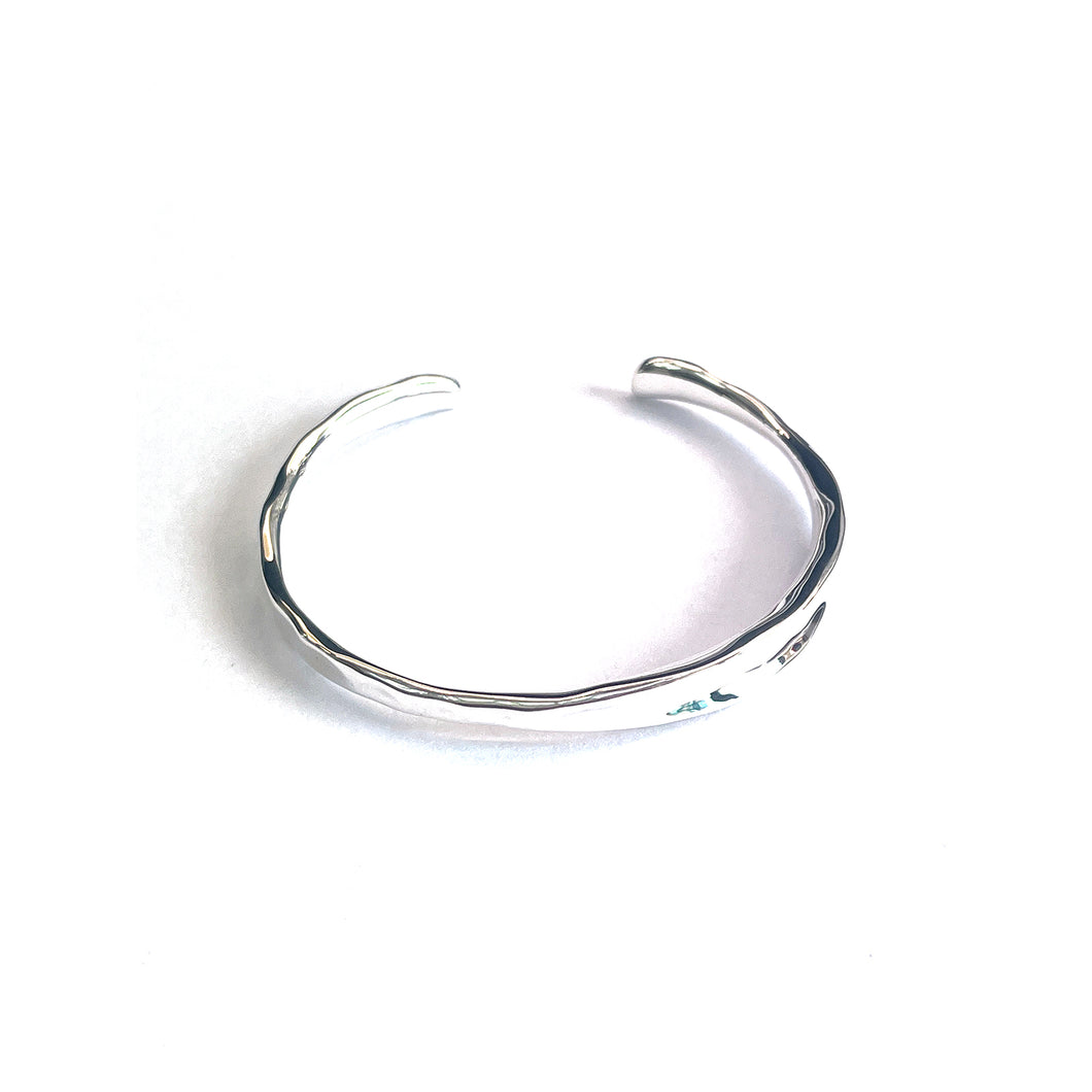 Art Plain silver bangle