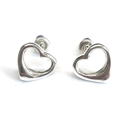 Art of heart silver earring