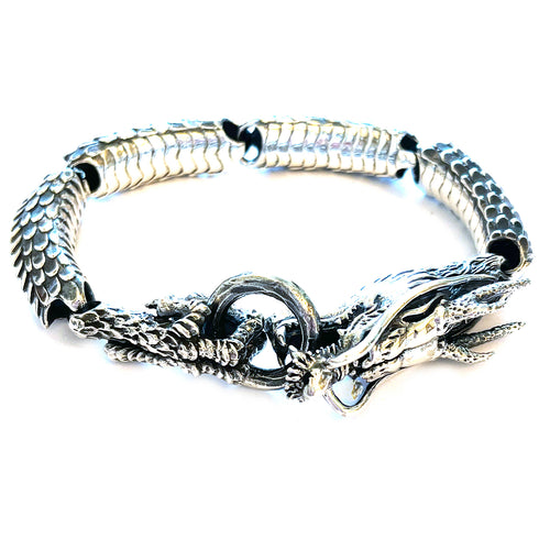 Dragon silver bracelet