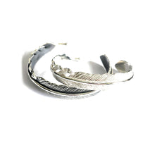Feather couple bangle