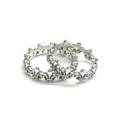 Scout silver couple ring