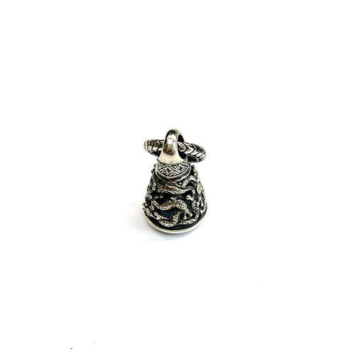Small bell silver pendant