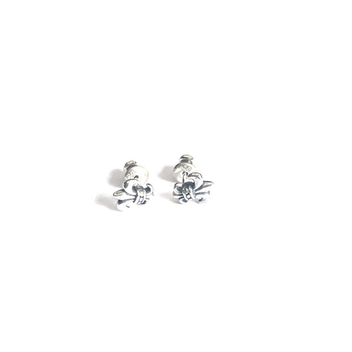 Small scout studs silver earring