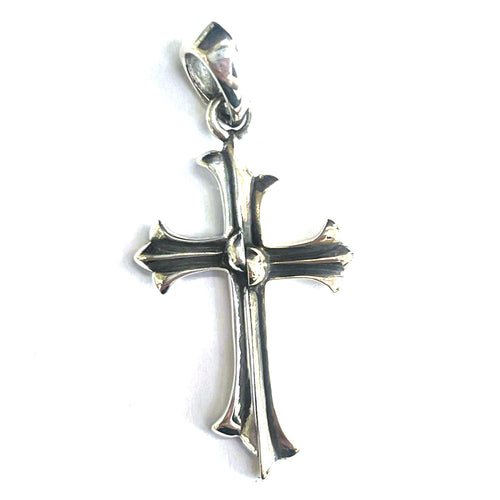 Special cross silver & brass pendant