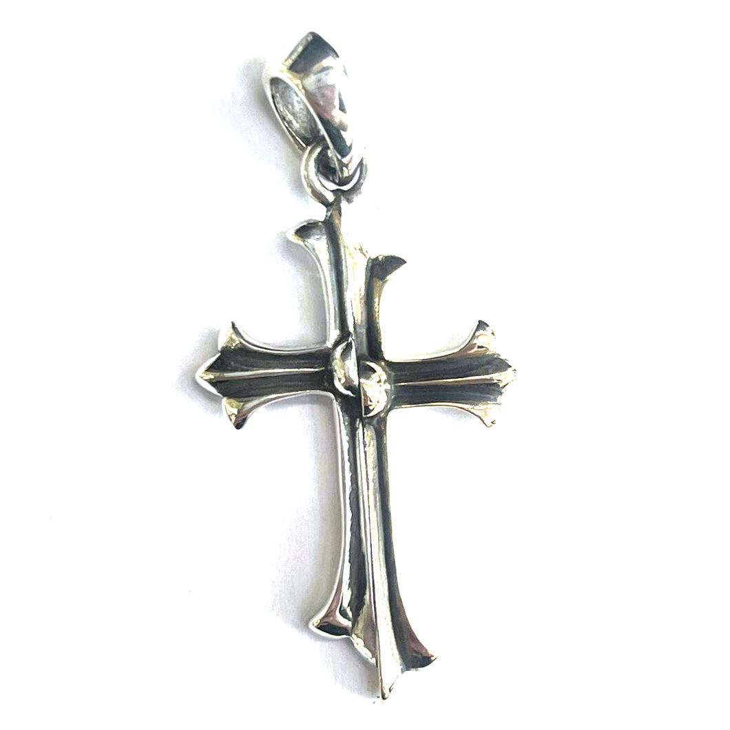 Special cross silver & brass pendant