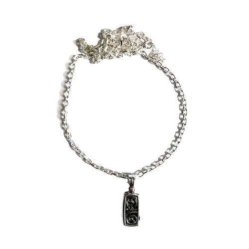 Totem silver necklace