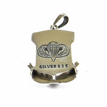 Airborne 101 silver pendant