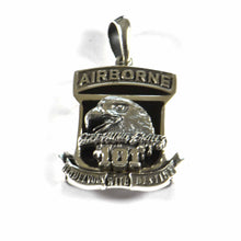 Airborne 101 silver pendant