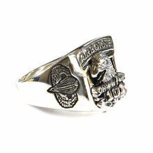 Airborne 101 silver ring
