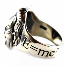 Albert Einstein silver ring