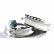 Round pattern stainless steel circle earring 4mm X 9mm