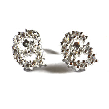 Big G silver earring