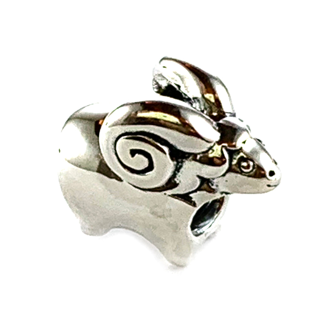Aries silver beads