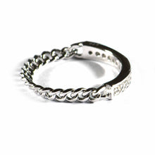 Chain silver ring