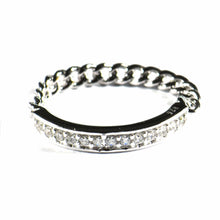 Chain silver ring