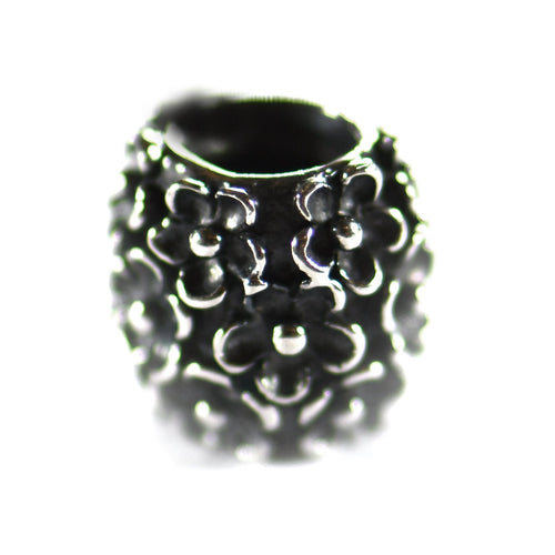 Cherry blossoms silver beads