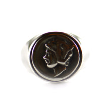 Coin silver ring