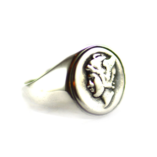 Coin silver ring