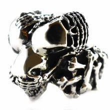 Evil silver ring
