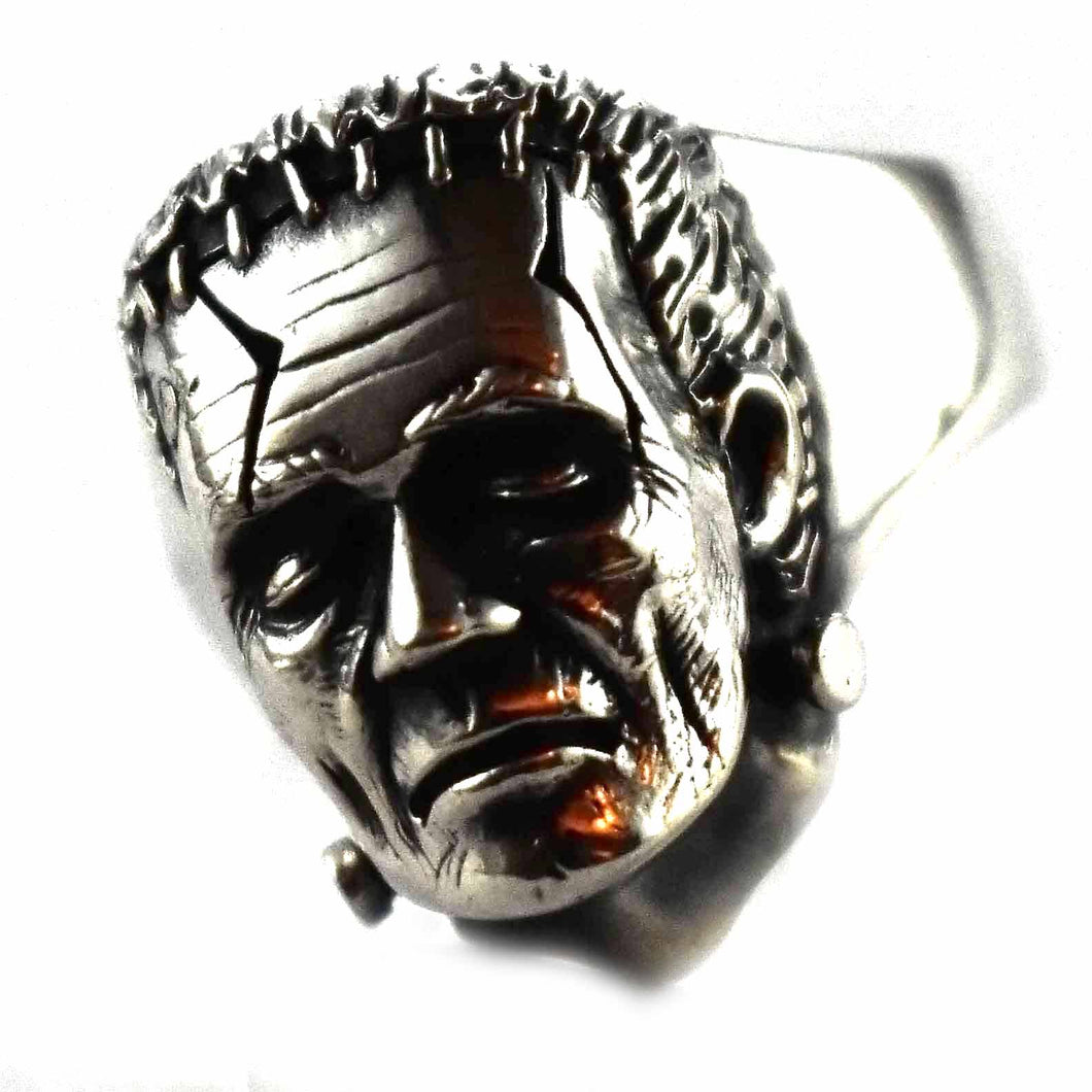 Frankenstein silver ring