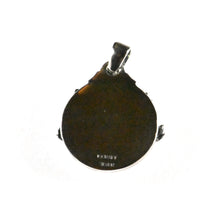 Kirin craft red eye silver pendant