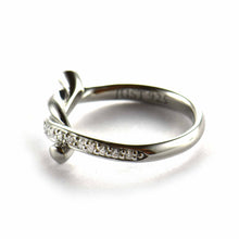 Knot silver ring