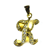 K silver pendant with 18K gold plating