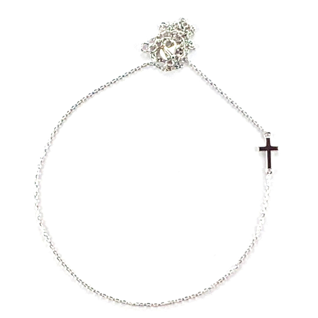 Little Cross silver necklace