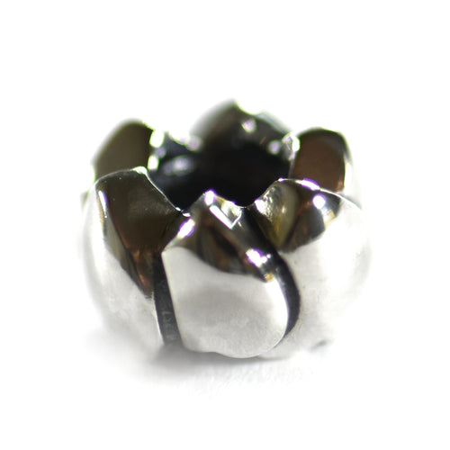 Lotus silver beads