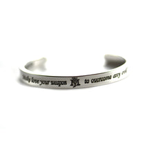 MJ silver couple bangle