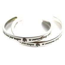 MJ silver couple bangle