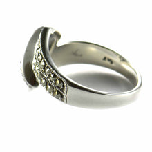 New pattern  silver ring with marcasite