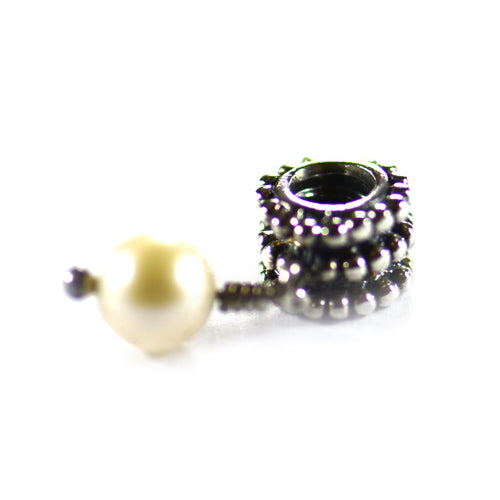 Pearl silver beads