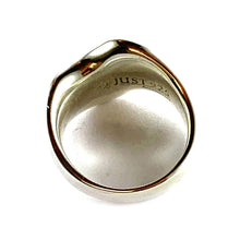 Plain collection silver ring