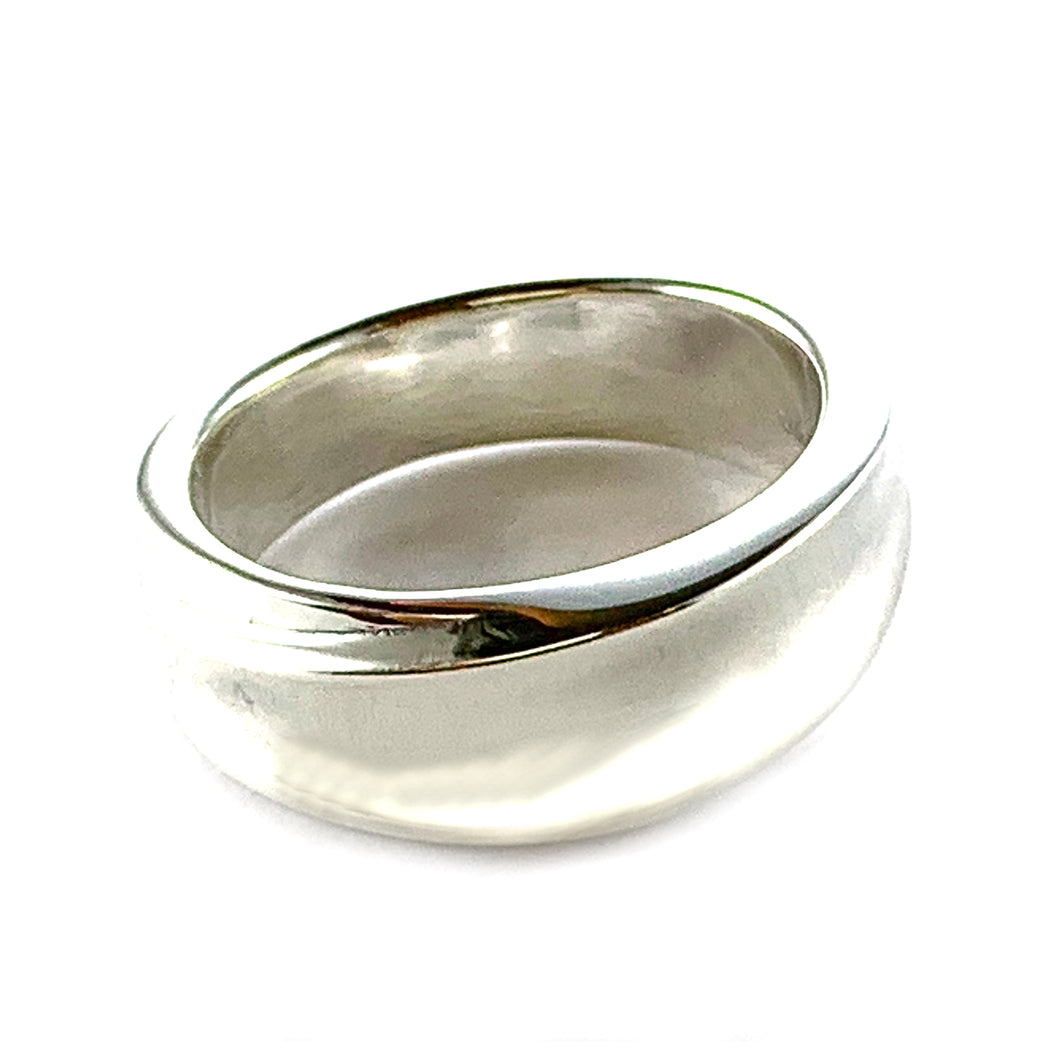 Plain series silver ring