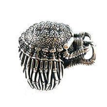 Predator silver ring