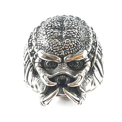 Predator silver ring