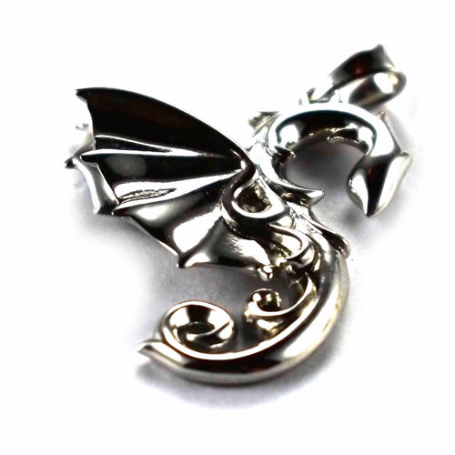 Pterosaurs silver pendant