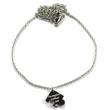 Puzzle stainless steel couple necklace