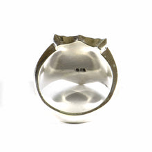 Raven claw silver ring