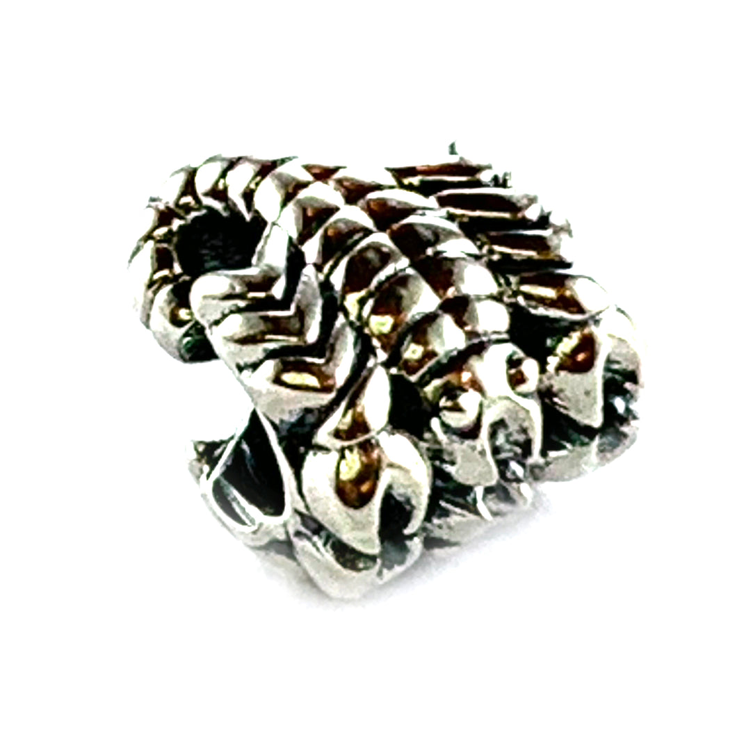 Scorpio silver beads