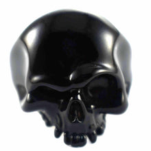 Skull back of matte colour ring