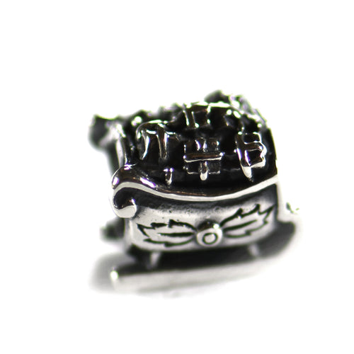 Sled silver beads