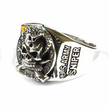 Sniper silver ring