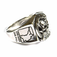 Sniper silver ring