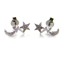 Star & Lighting silver studs earring