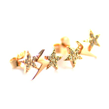 Star & Lighting silver studs earring
